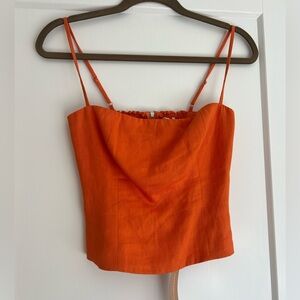 Reformation Overland Top Citrus Size 0 BNWT